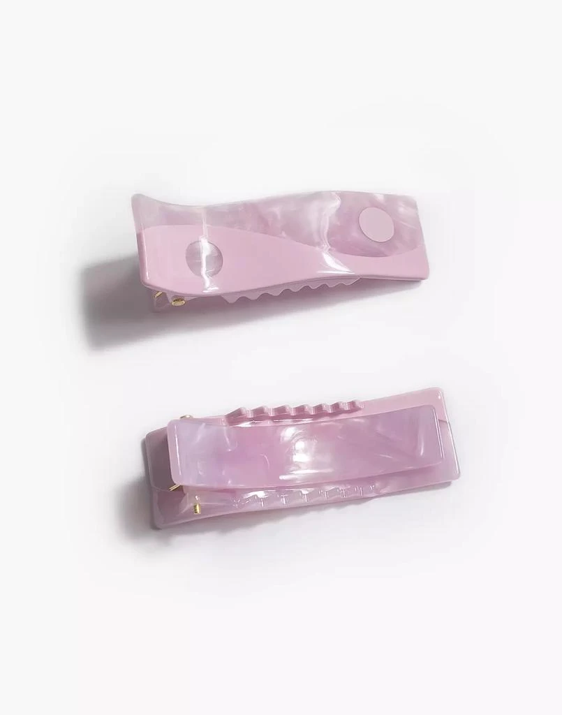 商品Madewell|Winona Irene Mini Yin-Yang Alligator Hair Clip in Strawberry Sugar,价格¥96,第2张图片详细描述