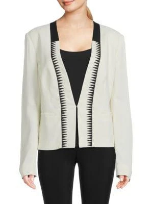 商品ETRO|Collarless Hook Front Blazer,价格¥2328,第1张图片