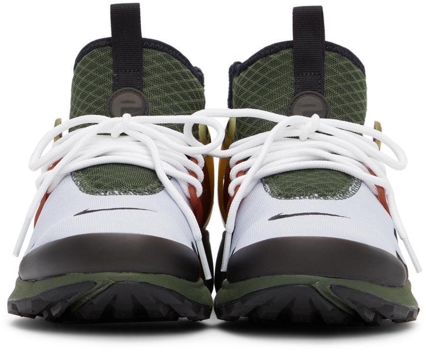Green & Grey Nike Air Presto Mid Sneakers商品第2张图片规格展示
