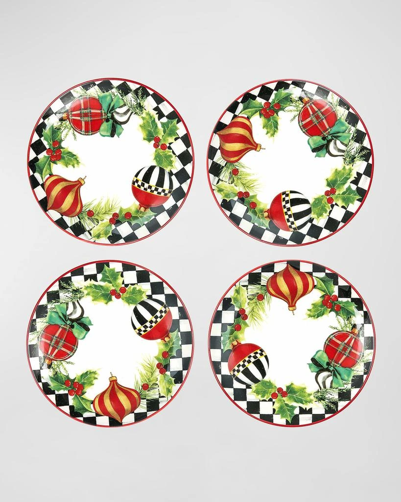 商品MacKenzie-Childs|Deck The Halls Appetizer Plates,价格¥322,第1张图片