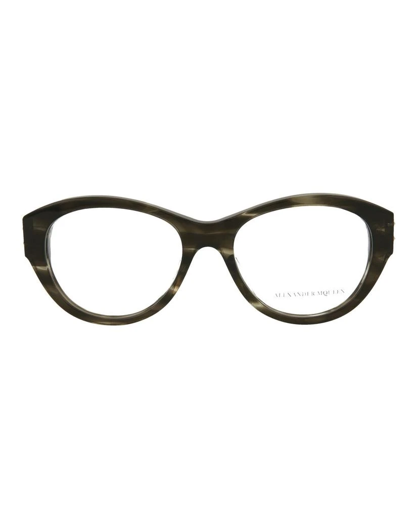 商品Alexander McQueen|Round-Frame Optical Glasses,价格¥956,第1张图片