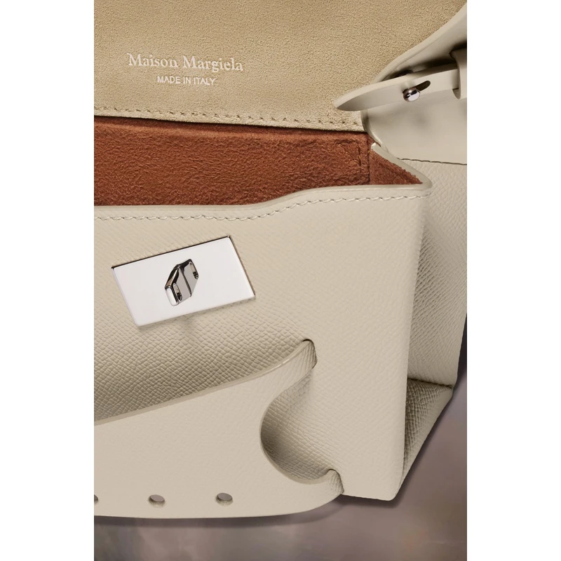 Maison Margiela 女士浅灰色牛皮手拿包 商品