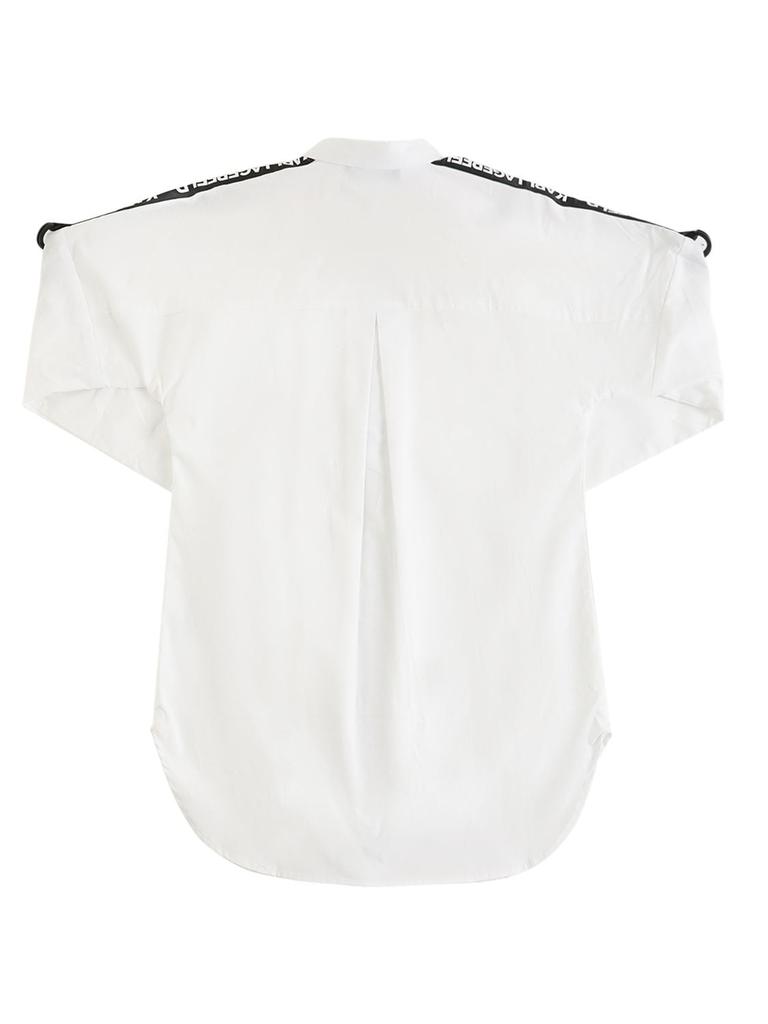 Poplin Shirt Dress W/ Logo Tape商品第2张图片规格展示