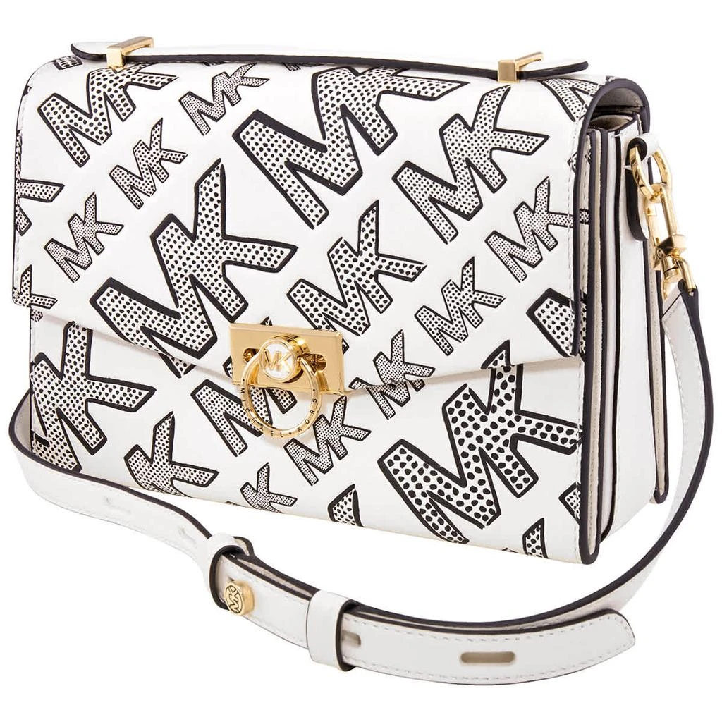 商品Michael Kors|Michael Kors Multicolor Ladies Hendrix Medium Logo Embossed Leather Messenger Bag,价格¥1405,第2张图片详细描述