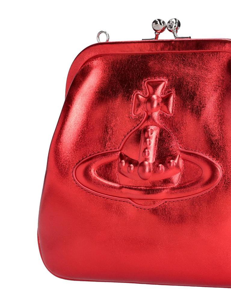 商品Vivienne Westwood|Vivienne's Metallic Leather Bag,价格¥3200,第6张图片详细描述