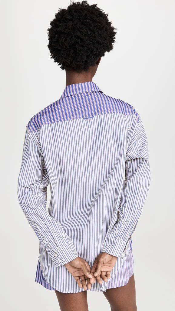 商品Solid & Striped|Solid & Striped The Cherry X 学院风条纹牛津布长款衬衣,价格¥1457,第3张图片详细描述