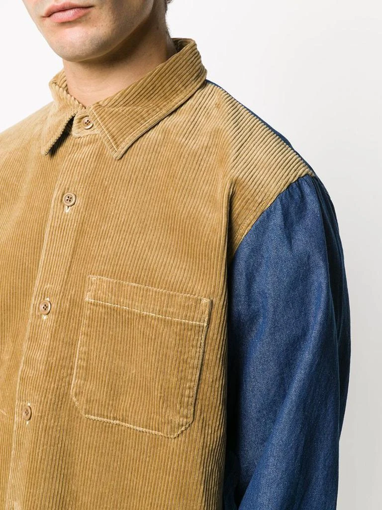 商品STUSSY|STUSSY Corduroy Denim Mix Shirt,价格¥1199,第5张图片详细描述