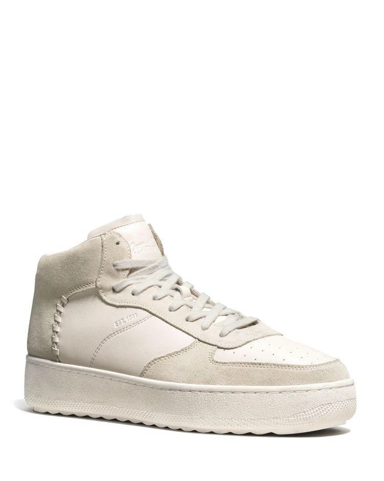 商品Coach|COACH Contrast Stitch C210 High Top Sneakers,价格¥1049,第1张图片