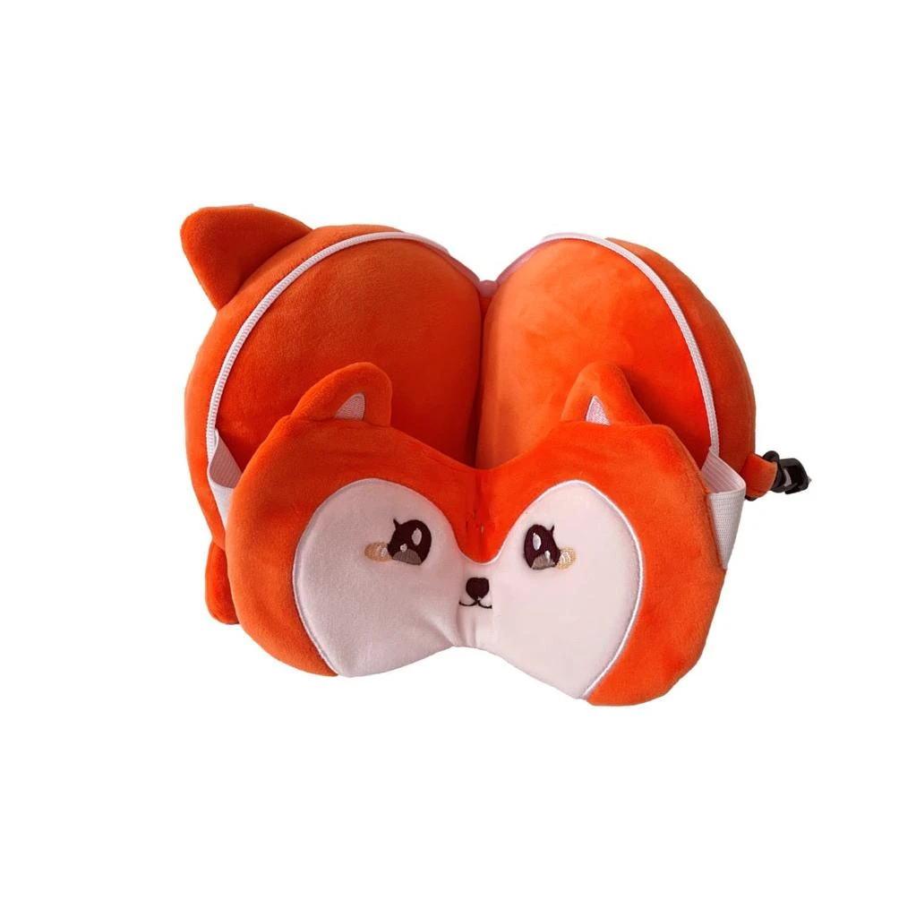 商品Mirage|Kids 2-in-1 Travel Pillow And Eye Mask Animal Plush Soft Eye Mask Blindfold For Sleeping,价格¥127,第2张图片详细描述
