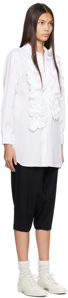 商品Comme des Garcons|白色荷叶边衬衫,价格¥4911,第4张图片详细描述