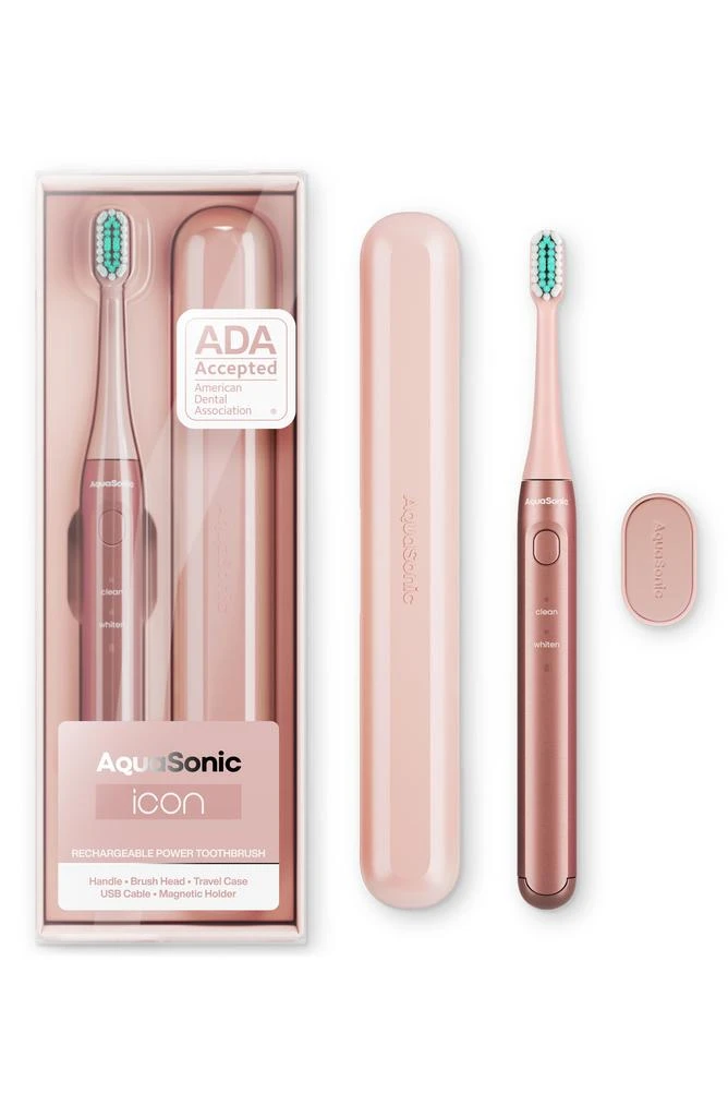 商品AquaSonic|Icon Rechargeable Power Toothbrush,价格¥188,第1张图片