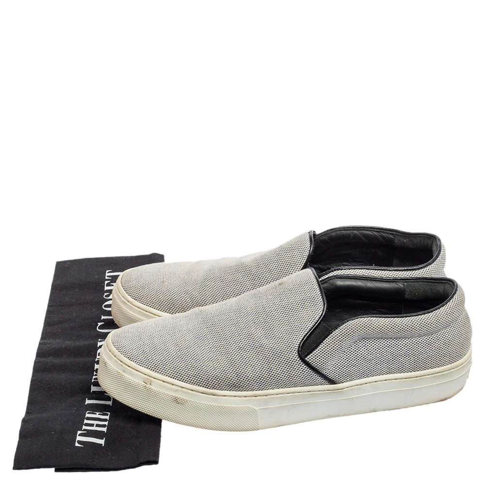 Celine Blue/White Canvas Slip-On Sneakers Size 39 商品