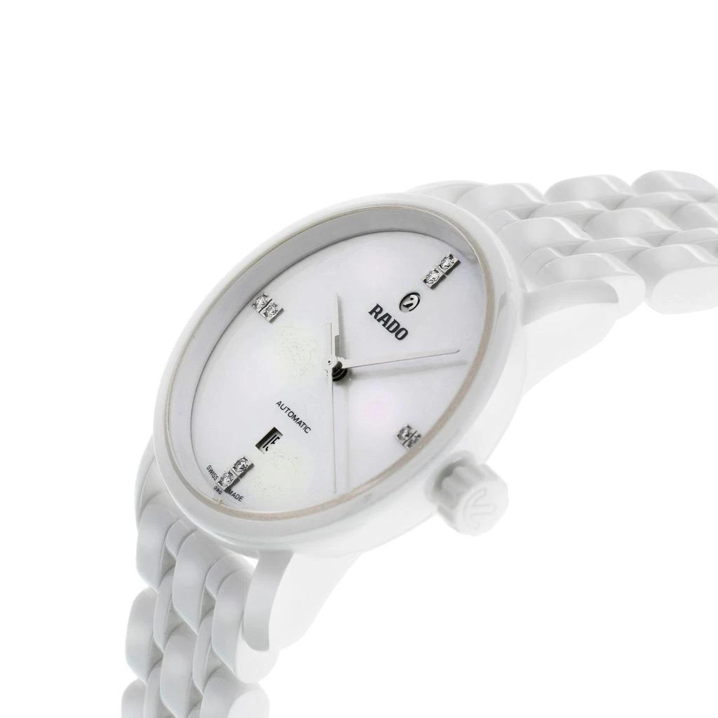 商品Rado|Rado Diamaster Diamond Mother Of Pearl Ceramic Automatic Ladies Watch R14044907,价格¥13496,第2张图片详细描述