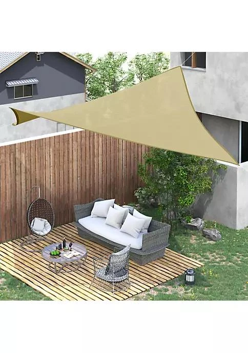 商品Outsunny|20 X 16 Rectangle Sun Sail Shade Canopy Shade Sail Cloth For Outdoor Patio Deck Yard Sand,价格¥716,第3张图片详细描述