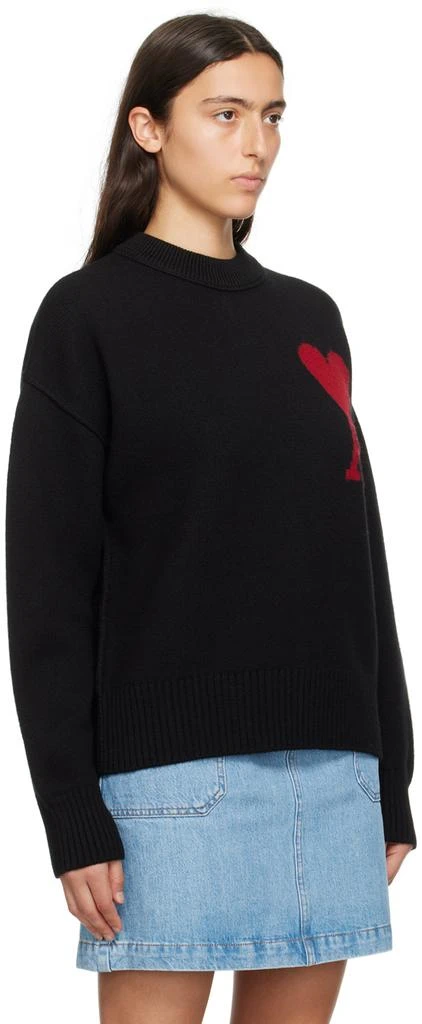 商品AMI|Black Ami de Cœur Sweater,价格¥1742,第2张图片详细描述