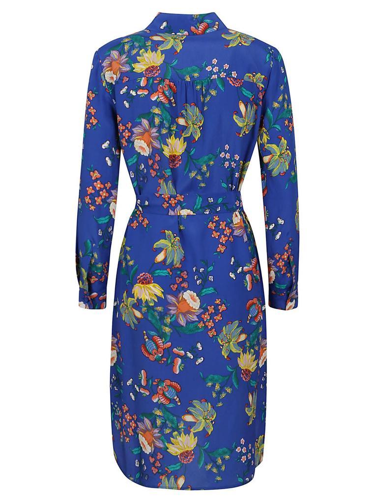 商品Diane von Furstenberg|Diane von Furstenberg Floral Print Shirt Dress,价格¥4253,第2张图片详细描述