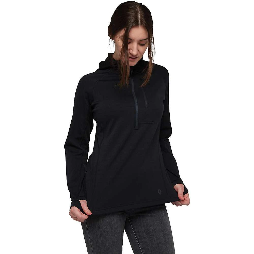 商品Black Diamond|Black Diamond Women's Coefficient 1/4 Zip Fleece Hoody,价格¥1318,第2张图片详细描述