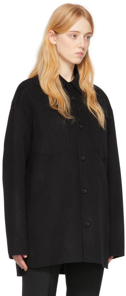 Black Wool Jacket商品第2张图片规格展示