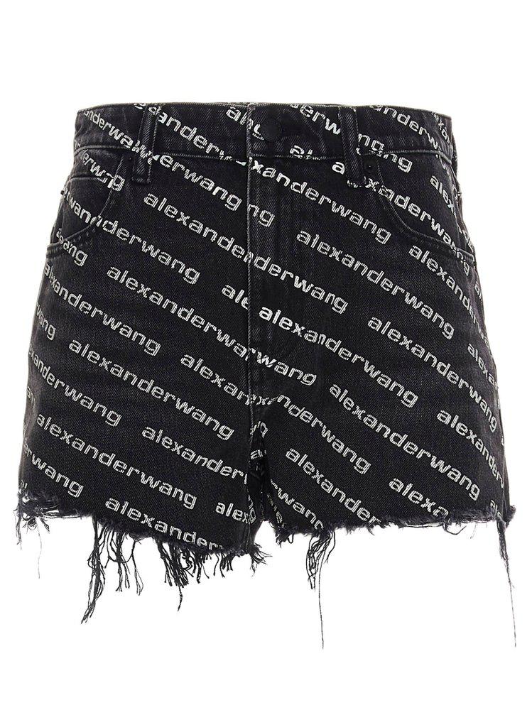 Alexander Wang Bite Logo Shorts商品第1张图片规格展示