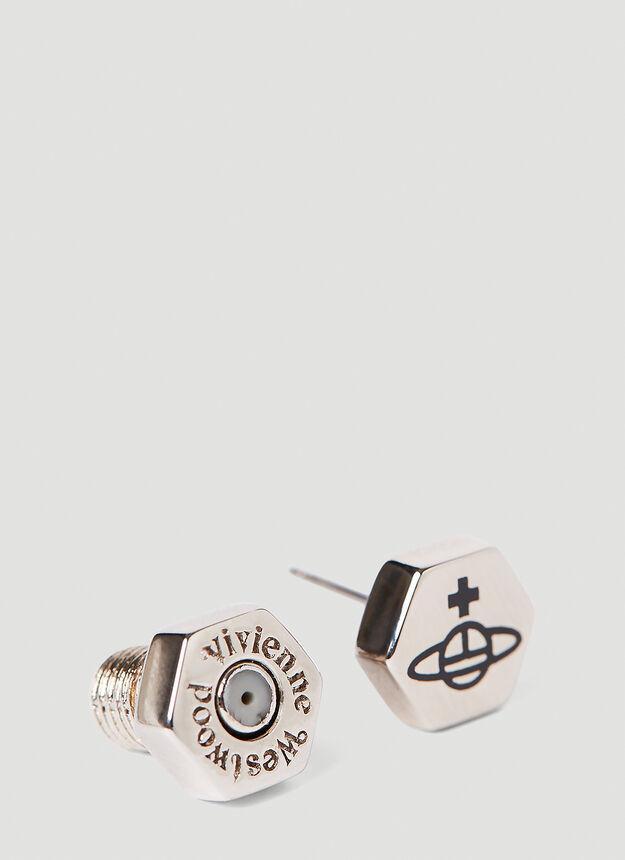 商品Vivienne Westwood|Adel Single Stud Earring in Silver,价格¥447,第4张图片详细描述