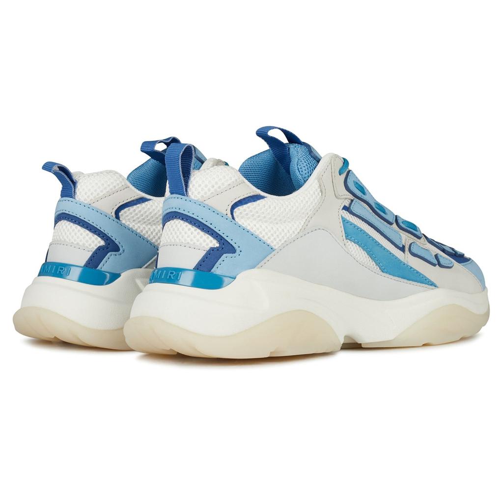 Amiri Bone Runner Neon Blue White Sneaker商品第3张图片规格展示