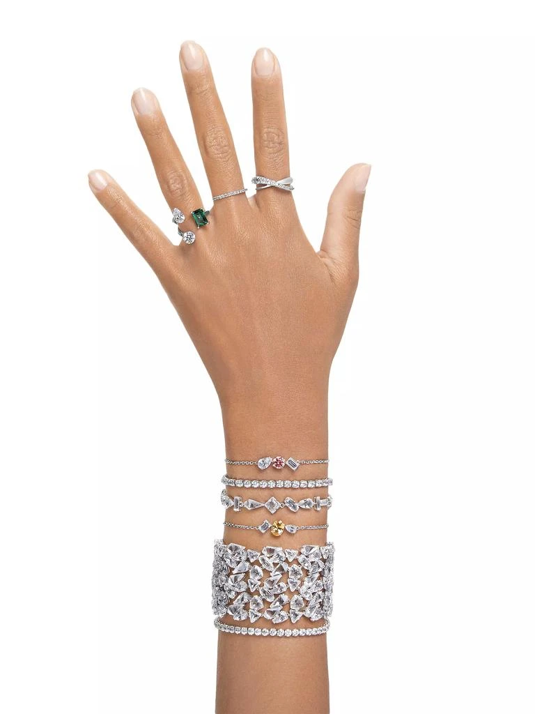 商品Swarovski|Mesmera Goldtone, Rhodium-Plated & Crystal Mixed Cuts Bracelet,价格¥741,第3张图片详细描述