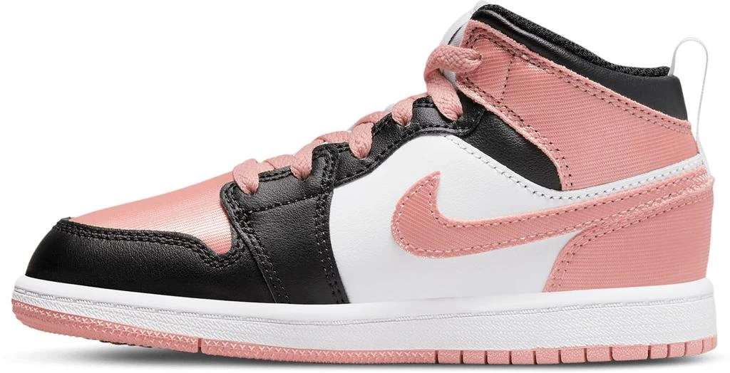 商品Jordan|Jordan Kids' Preschool Jordan 1 Mid Basketball Shoes,价格¥571,第3张图片详细描述