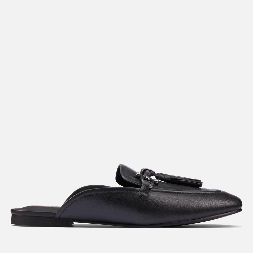 Clarks Women's Pure 2 Trim Leather Loafers - Black商品第1张图片规格展示