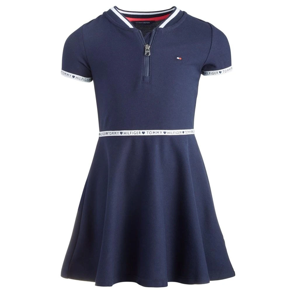 商品Tommy Hilfiger|Big Girls Quarter Zip Dress,价格¥198,第4张图片详细描述