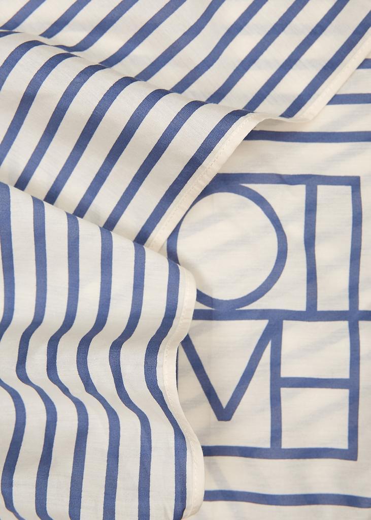 商品Totême|Striped cotton-blend scarf,价格¥1091,第5张图片详细描述