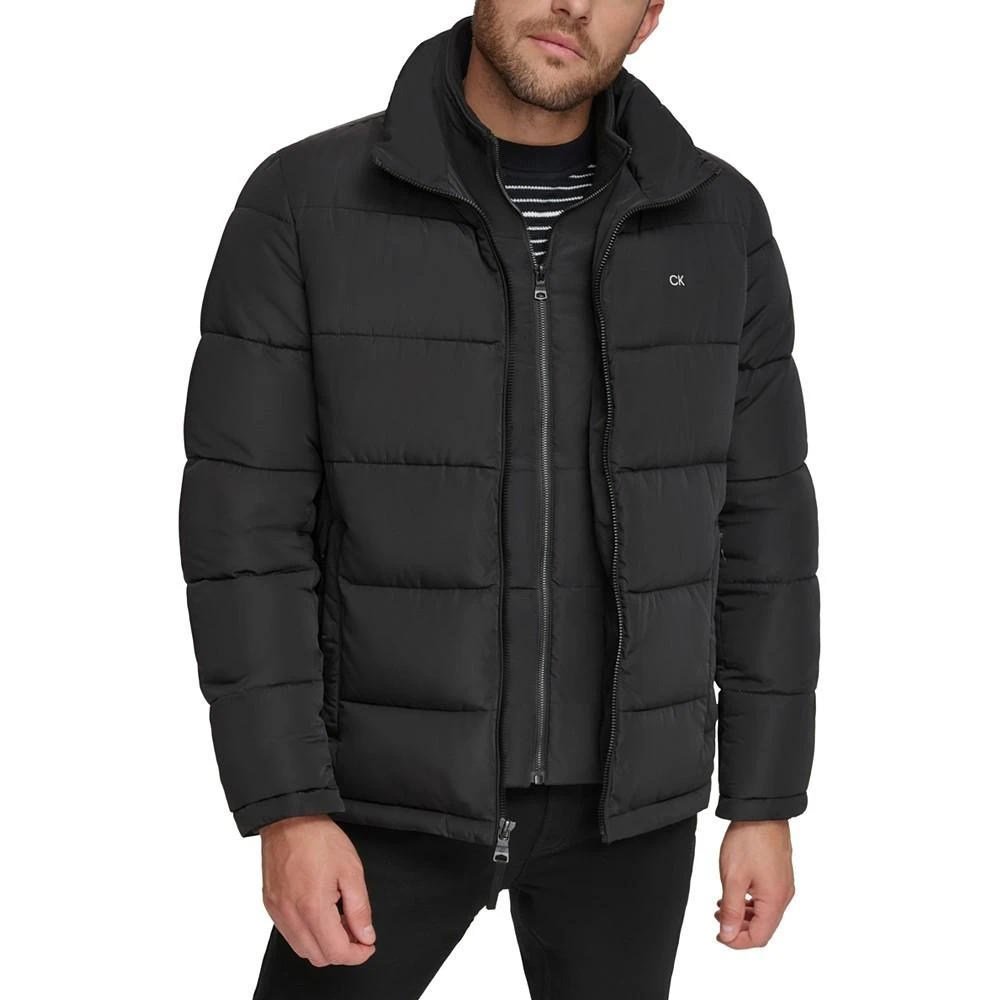 商品Calvin Klein|全拉链男式棉服外套 ，防水防风,价格¥605,第1张图片