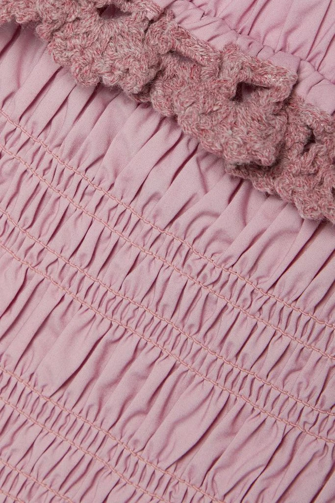 商品Sea|Rylee tiered crochet lace-trimmed cotton-poplin midi dress,价格¥1533,第4张图片详细描述