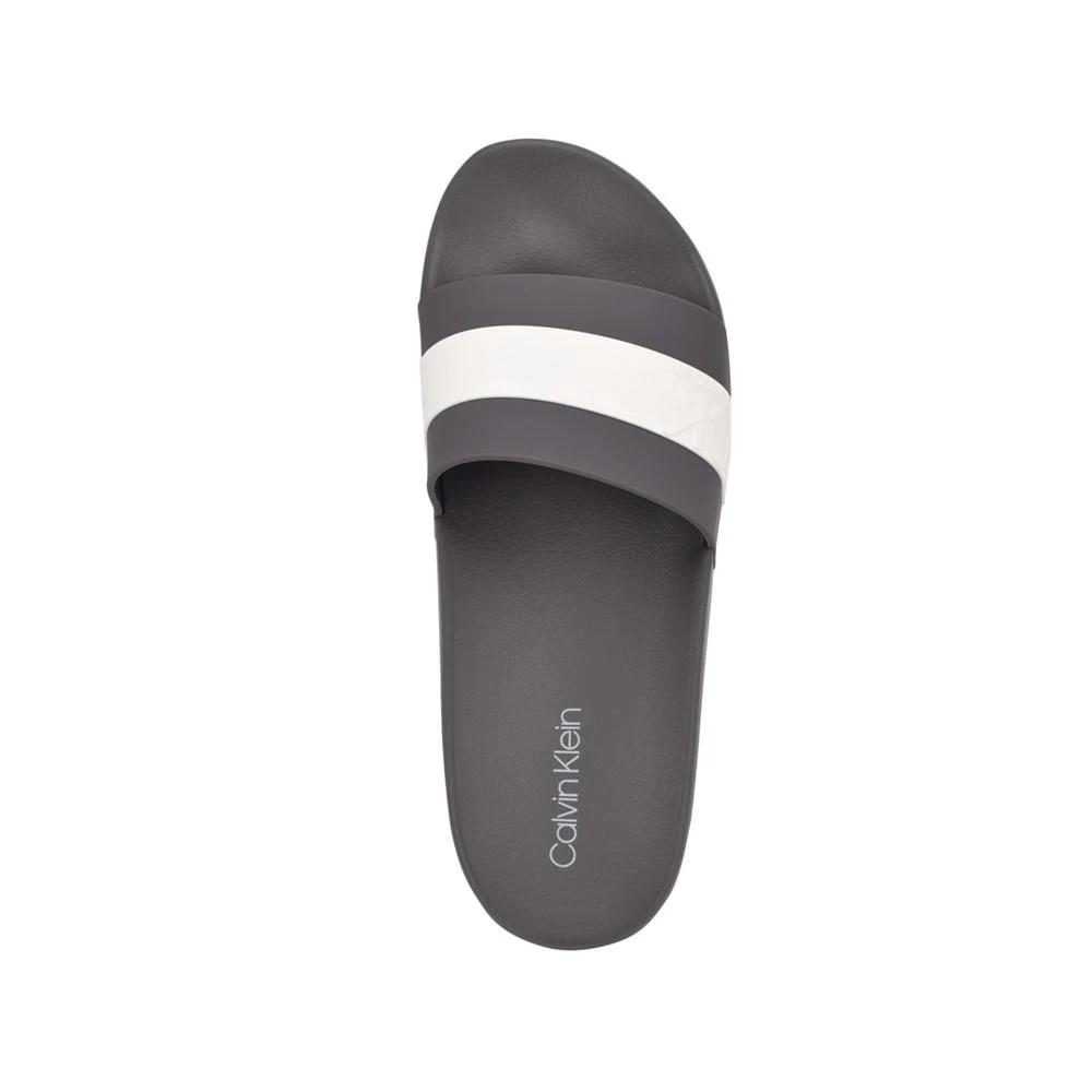 商品Calvin Klein|Men's Anshu Slide Slip-on Sandals,价格¥368,第4张图片详细描述