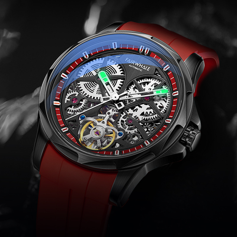 马克华菲手表新款时尚夜光潮流复古手表手表男机械奢侈品名表商品第2张图片规格展示