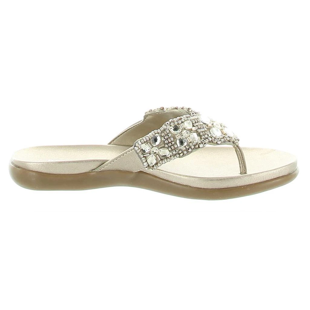 商品Kenneth Cole|Kenneth Cole Reaction Womens Glam-athon Slip On Slide Flip-Flops,价格¥119,第2张图片详细描述