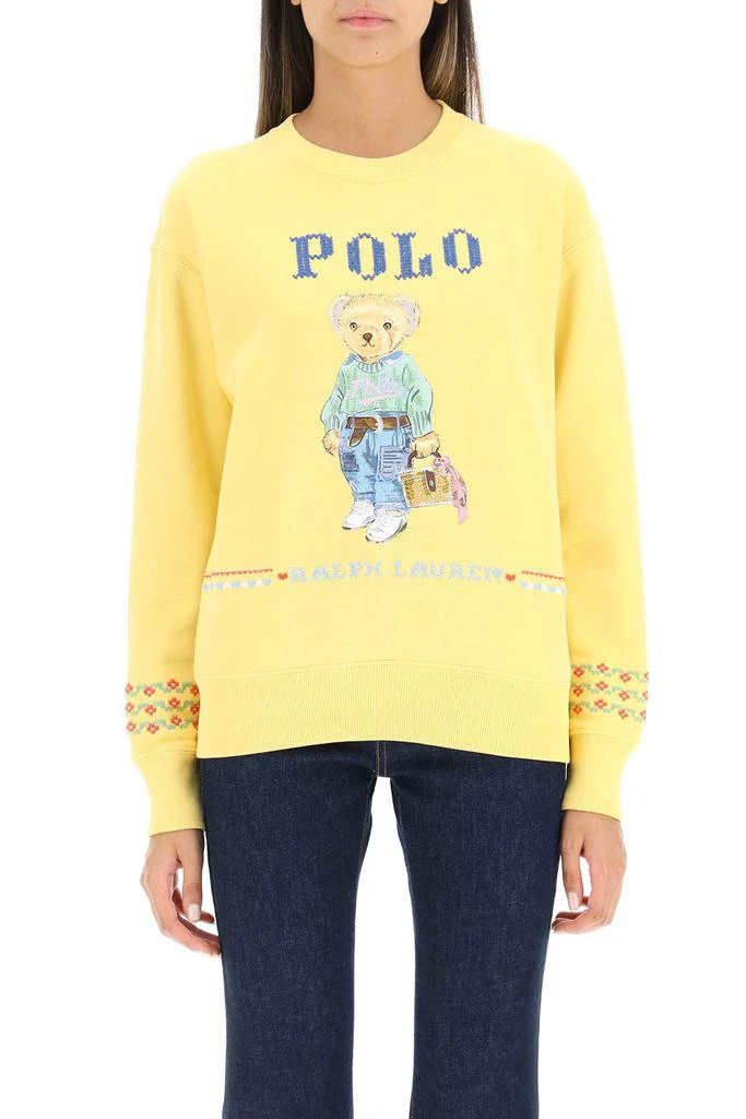 商品Ralph Lauren|Polo ralph lauren new orleans polo bear sweatshirt,价格¥1130,第2张图片详细描述