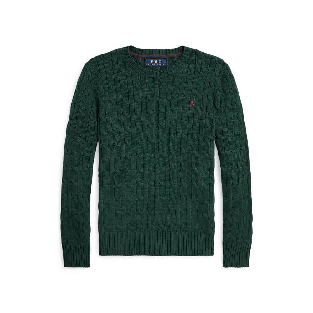 商品Ralph Lauren|Big Boys Cable-Knit Cotton Sweater,价格¥489,第1张图片
