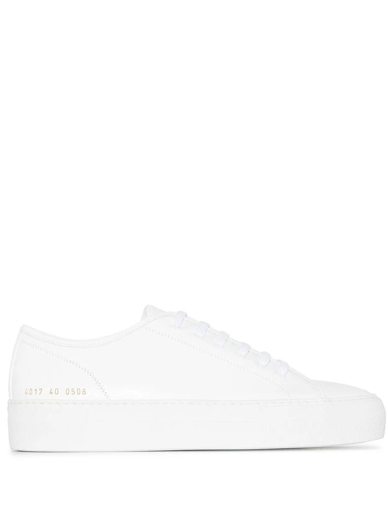 商品Common Projects|COMMON PROJECTS Tournament Low leather sneakers,价格¥2518,第1张图片