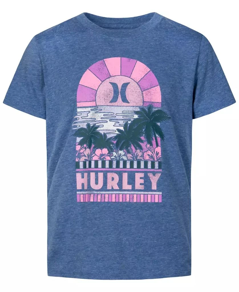 商品Hurley|Big Girls Sunset Short Sleeves T-shirt,价格¥105,第1张图片