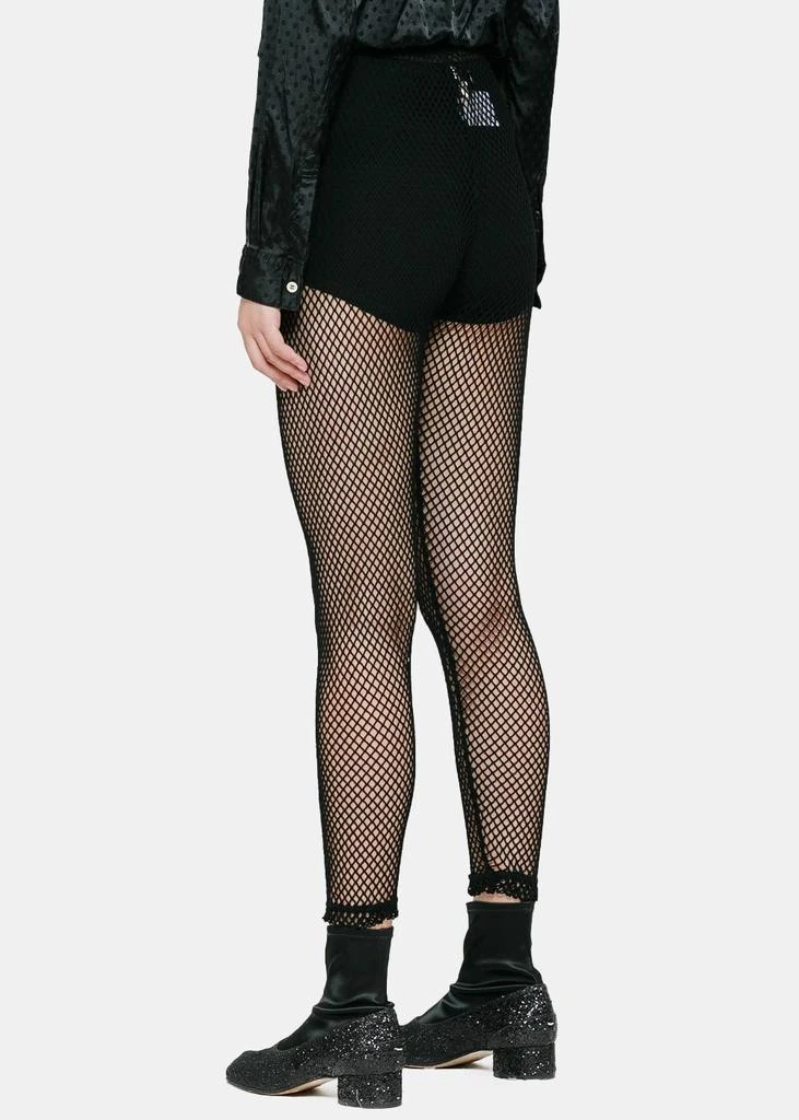 商品Comme des Garcons|Comme des Garçons Black Fishnet Leggings,价格¥698,第2张图片详细描述