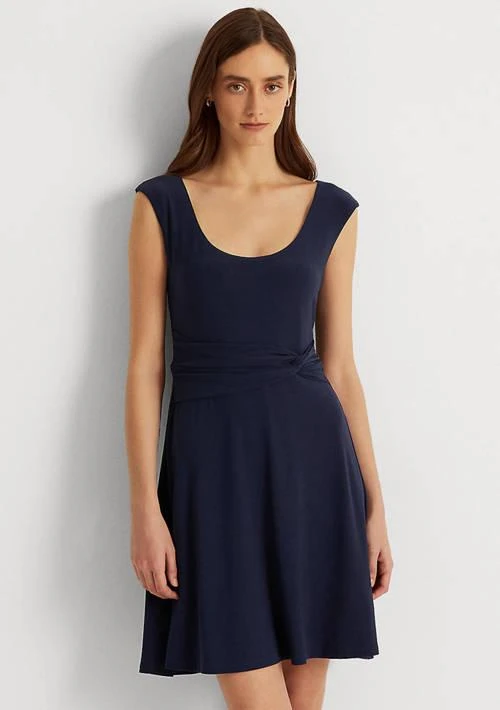 商品Ralph Lauren|Ralph Lauren Scoop Neck Jersey Dress,价格¥281,第3张图片详细描述