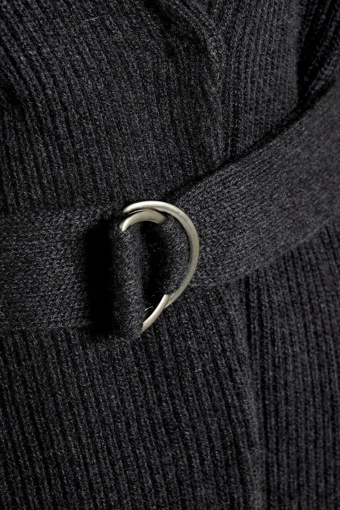 商品Brunello Cucinelli|Fringed ribbed cashmere cardigan,价格¥18223,第6张图片详细描述