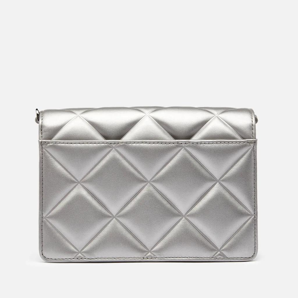 商品Furla|Furla Women's 1927 Quilted Soft Mini Cross Body Bag - Silver,价格¥1472,第4张图片详细描述