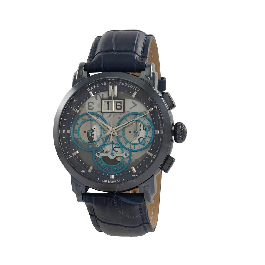 商品Stuhrling Original|Imperia Blue Dial Men's Watch M15263,价格¥1880,第1张图片