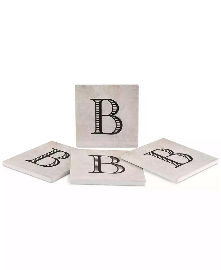 商品Thirstystone|Vintage Monogram 4-Pc. Coaster Set,价格¥83,第1张图片