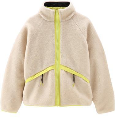 商品Woolrich|再生夏尔巴羊羔绒、尼龙双面夹克,价格¥2549,第1张图片