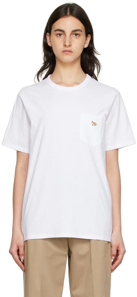 商品Maison Kitsune|White Baby Fox T-Shirt,价格¥555,第1张图片