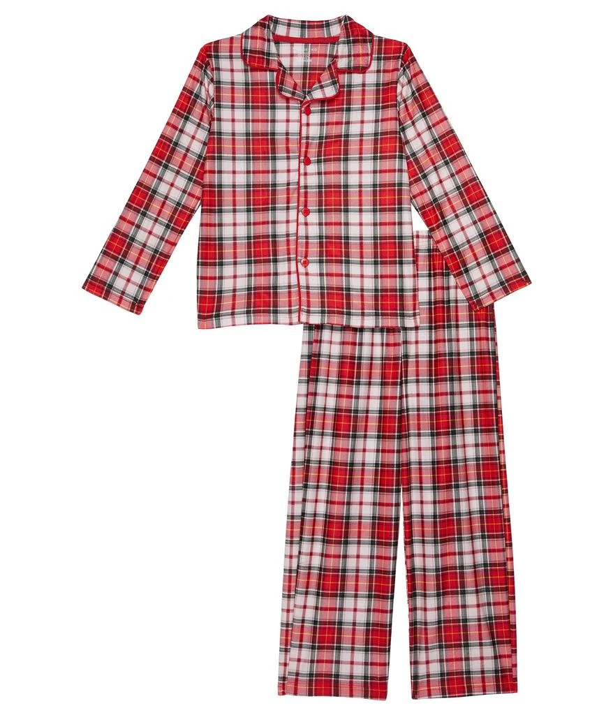 商品Pajamarama|Plaid Classic - Cozy Jersey Pajama (Little Kids/Big Kids),价格¥129,第1张图片