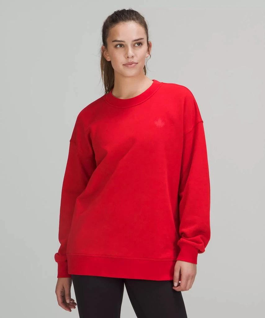 商品Lululemon|Team Canada Perfectly Oversized Crew *COC Logo,价格¥445,第1张图片