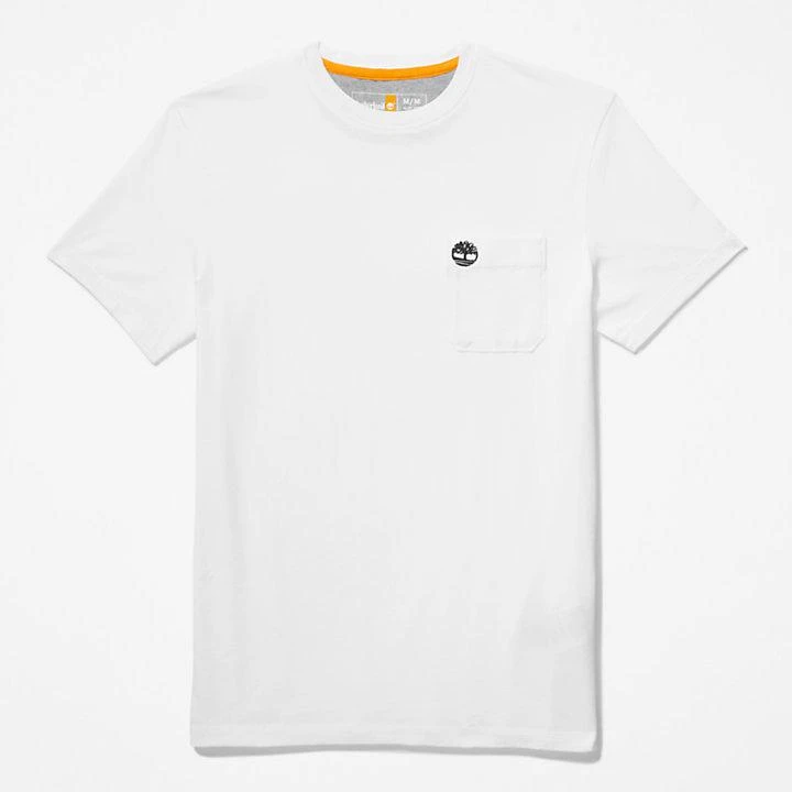 Dunstan River Pocket T-shirt for Men in White 商品